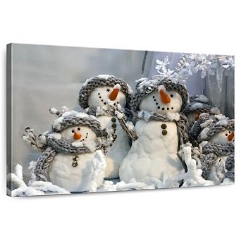 Snowman Family Wall Art