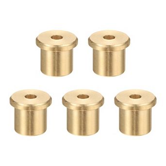 0.28 inch Golf Brass Tip Weights, Club Weight Head Accessories Reusable Plug 5Pcs, Yellow Bronze