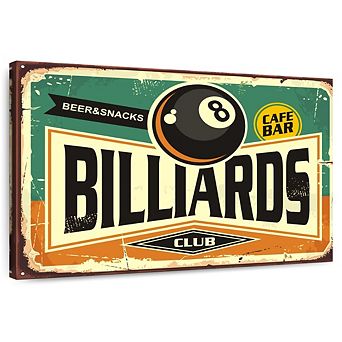 Billiards Club Wall Art