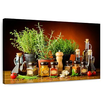 Cooking With Spices And Herbs Wall Art