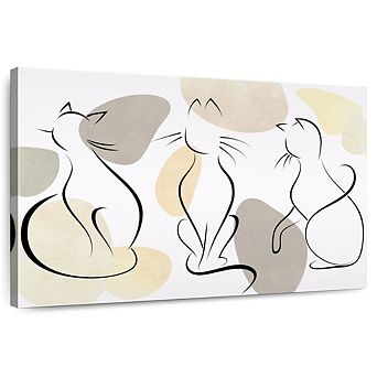 Minimalist Cats Wall Art