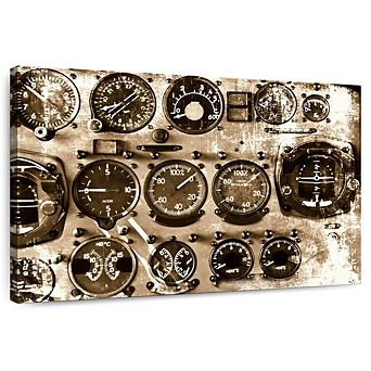 Vintage Aviation Dials Wall Art
