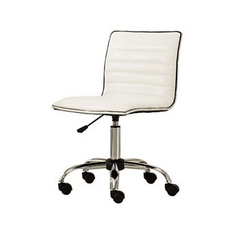 KWPZQEB Minimalist Office Chair with Adjustable Air Lift, Rotate Armlesschair for Office