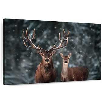Deer Couple Wall Art