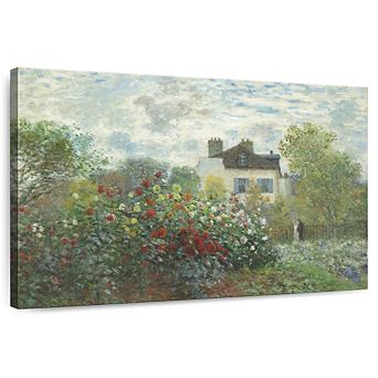 The Garden Of Monet At Argenteuil 1873 Wall Art