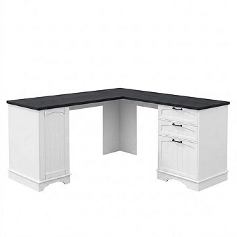 Envelor L-Shaped Home Office Desk with Drawers