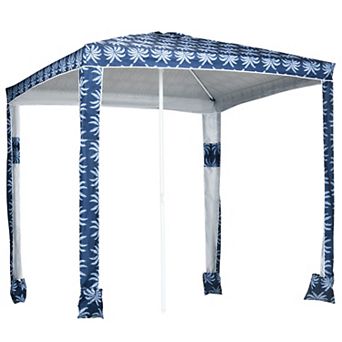 Quick Setup Beach Cabana Canopy Umbrella with UV50 Shade and Carry Bag