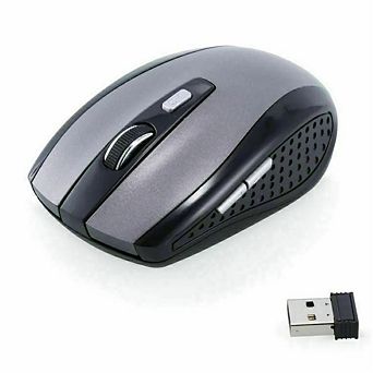 2.4GHz Wireless Optical Mouse - USB Receiver, Adjustable DPI for PC Laptop Computer