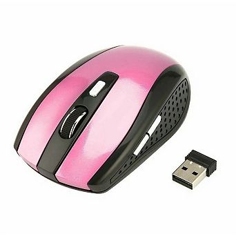 2.4GHz Wireless Optical Mouse - USB Receiver, Adjustable DPI for PC Laptop Computer