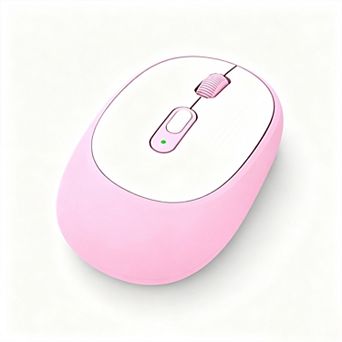 2.4G Wireless Computer Mouse, 3 Adjustable DPI Ergonomic Portable Optical Mice with USB Receiver
