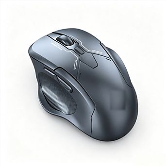 Dual Mode Bluetooth 2.4G Wireless Ergonomic Silent Gaming Mouse,6 Buttons,500mAh Rechargeable Mice