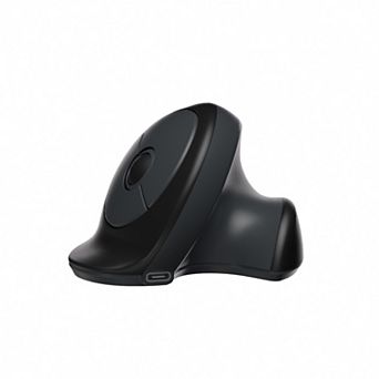 Vertical Ergonomic Wireless Mouse, Dual Mode Bluetooth & 2.4G Rechargeable Silent Office Mouse