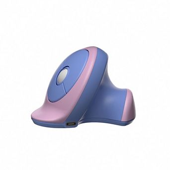 Vertical Ergonomic Wireless Mouse, Dual Mode Bluetooth & 2.4G Rechargeable Silent Office Mouse