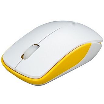 2.4G Wireless Slim Cordless Mouse with Storable Nano Receiver,Symmetric Ergonomic Portable Mice