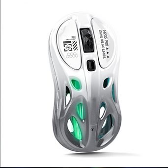 3-Mode Gaming Mouse,Wired USB-C/2.4G Wireless/Bluetooth 5.1,Hollow Shell,Rainbow Light,Rechargeable