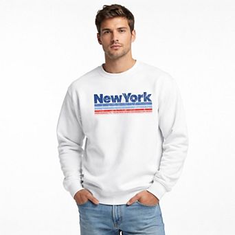 New York Retro Stripes - Men's Graphic Sweatshirt