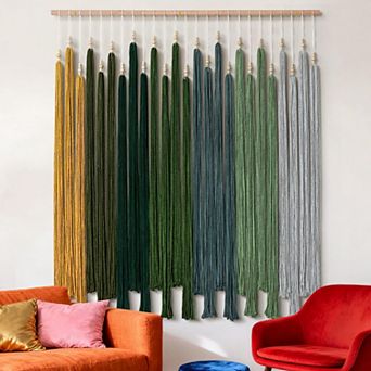 Boho Macrame Wall Hanging Handmade Tassel Home Decor Art
