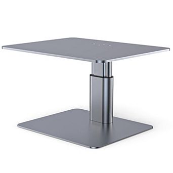 Adjustable Metal Monitor Stand Ergonomic Height Riser Space Saving For Laptop Pc