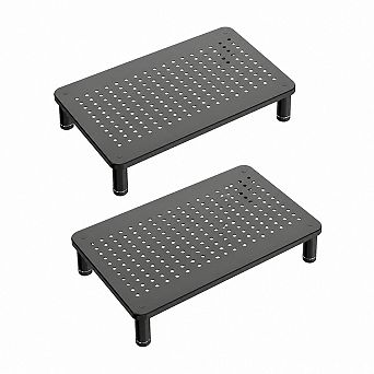Adjustable Stackable Steel Monitor Laptop Stand With Under Storage For Office Home