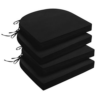 Water Resistant Outdoor Patio Chair Cushions With Adjustable Ties High Density Foam
