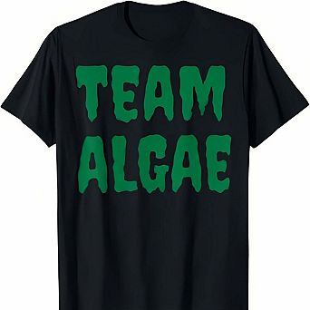 Team Algae Funny Science Biology Graphic T Shirt Nature Humor Tee