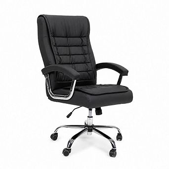 GOODSILO Ergonomic High Back PU Leather Executive Swivel Desk Chair