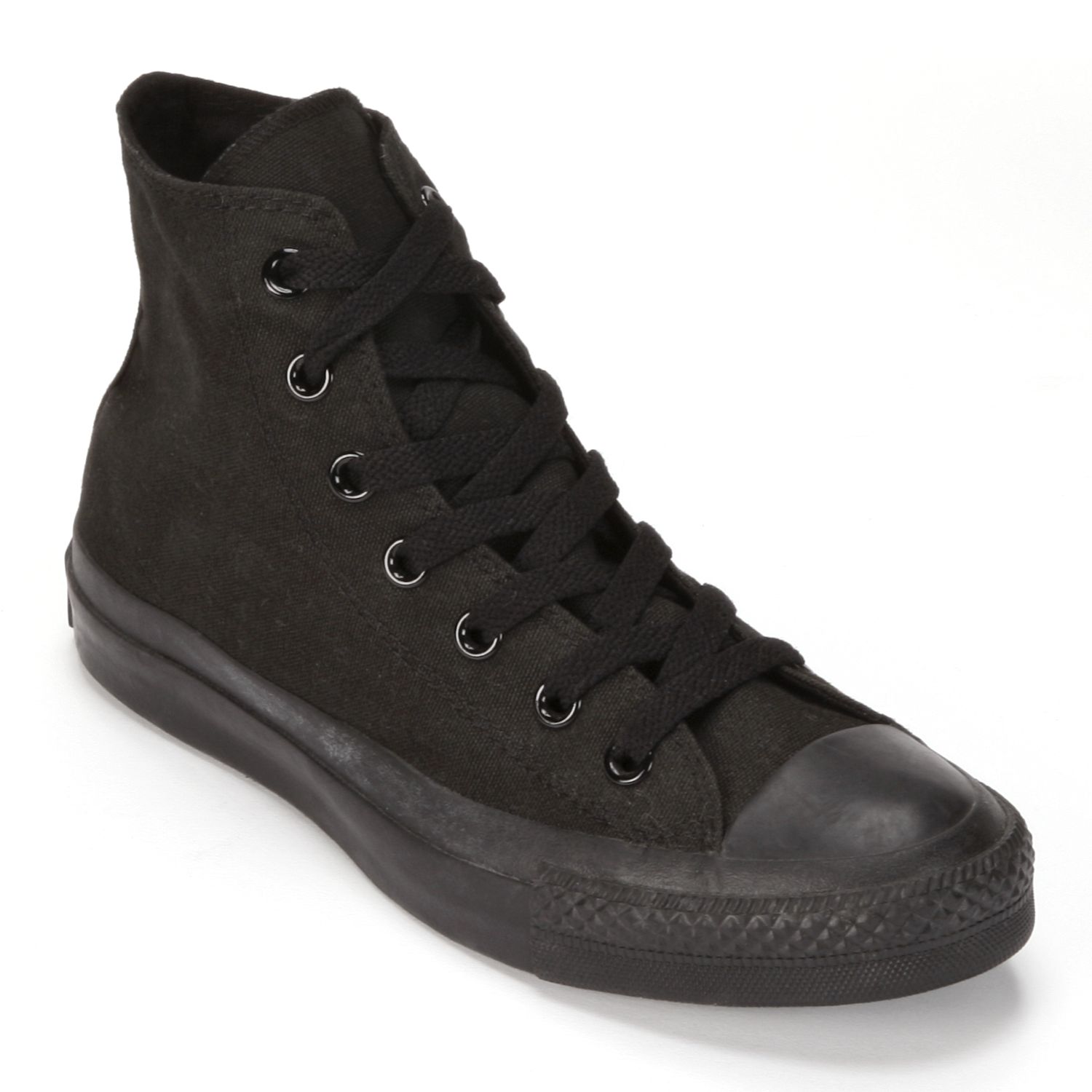 converse all black low cut