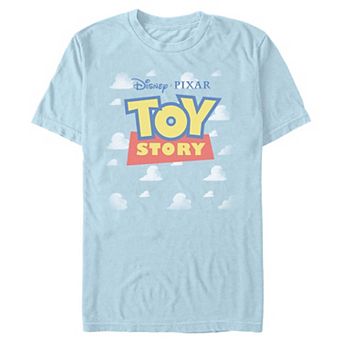 Men's Disney / Pixar's Toy Story Clouds Logo Graphic Tee