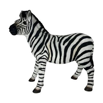 Pnronnc Garden Zebra Statue Outdoor Figurine Courtyard Sculpture