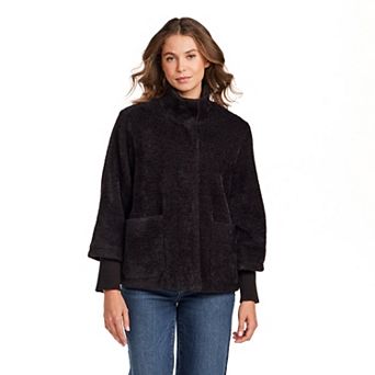 Women's Weathercast Houndstooth Cozy Featherknit Jacket