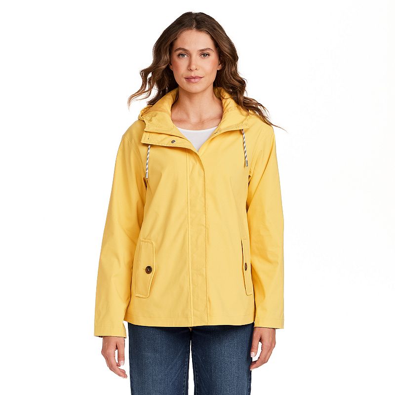 Women's Weathercast Hooded Rain Jacket,
