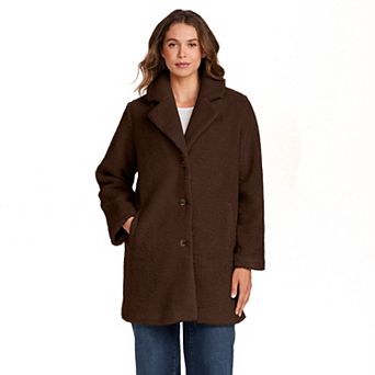 Women's Weathercast Teddy Coat