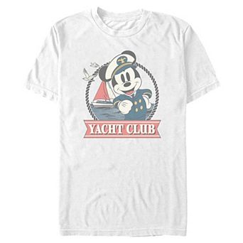 Men's Disney's Mickey Mouse Yacht Club Graphic Tee
