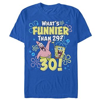 Men's Nickelodeon SpongeBob And Patrick What's Funnier? Graphic Tee