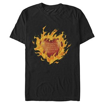 Men's Game Of Thrones The Night Is Full Of Terrors Graphic Tee