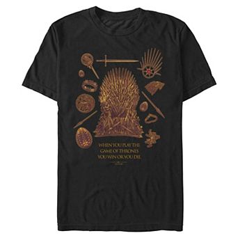 Men's Game Of Thrones When You Play The Game Graphic Tee