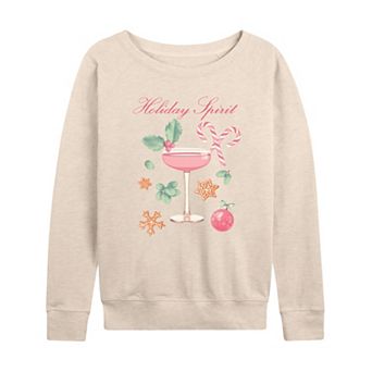 Women's Holiday Spirit French Terry Long Sleeve Tee