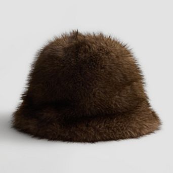 Women's LaValentina Faux Fur Bucket Hat