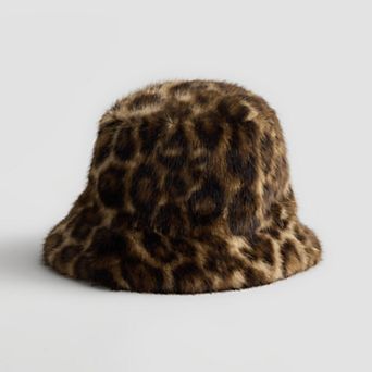 Women's LaValentina Reversible Leopard Bucket Hat