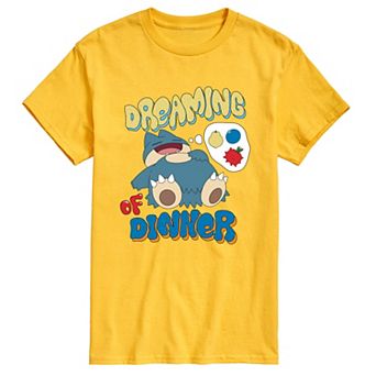 Men's Pokémon Munchlax "Dreaming Of Dinner" Short Sleeve Graphic Tee