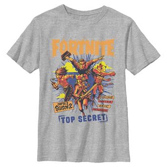 Boys 6-20 Fortnite Top Secret Short Sleeve Graphic Tee