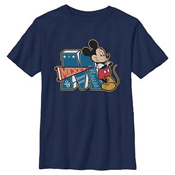 Boys 6-20 Disney's Mickey Mouse Collegiate Style Graphic Tee
