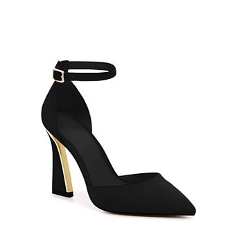 Women's Buckle Strap Pumps