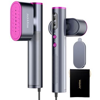 Jack and Rose 100-240V Global Voltage Portable Clothes Steamer Iron 2 in 1 Garment Press Travel Size