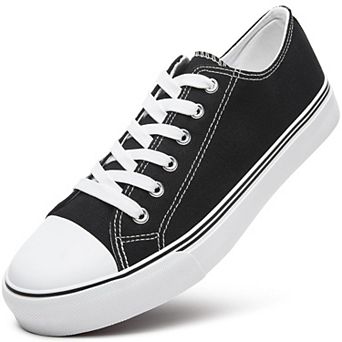 Men's Black Canvas Sneakers