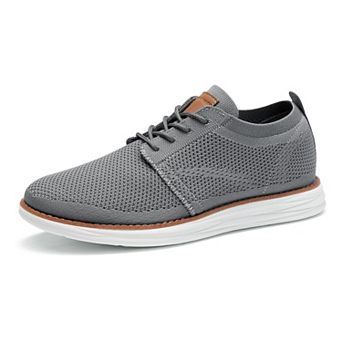 Men's Grey Mesh Dress Sneakers