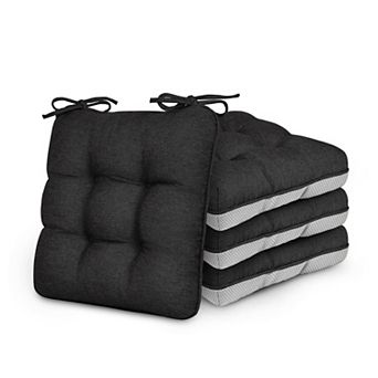 Memory Foam Chair Cushions Set Non Slip Comfort Support For Indoor Outdoor Use