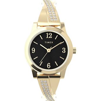 Timex® Women's 25mm Stainless Steel Stretch Bangle Watch - TW2Y39200