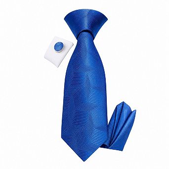 Mens Paisley Striped Woven Necktie Handkerchief Cufflink Set Formal Business Wedding
