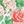 Green Pink White